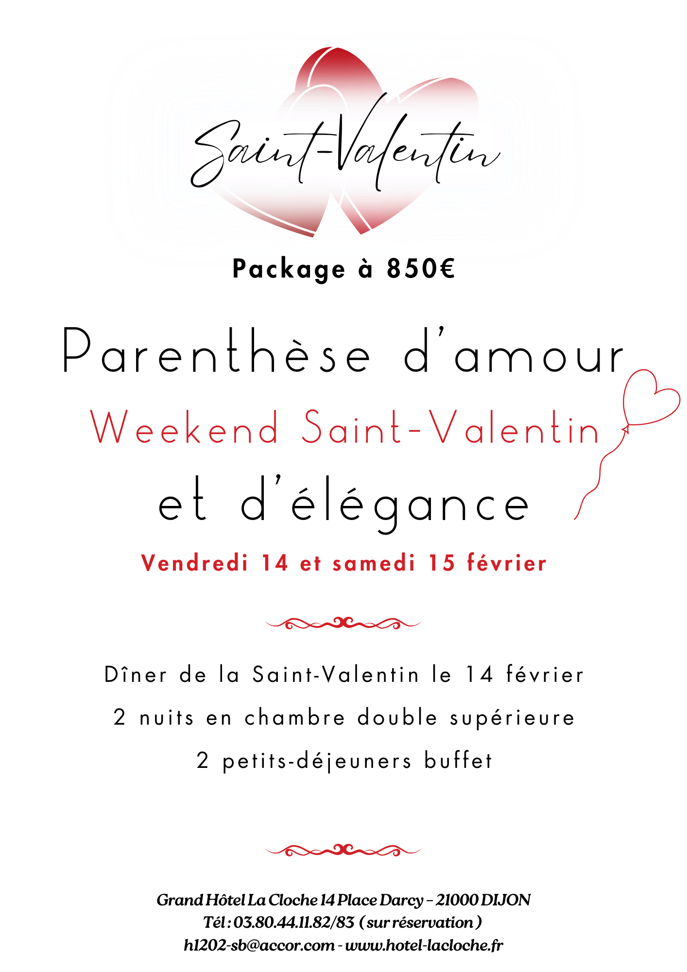 Package Saint-Valentin by La Cloche